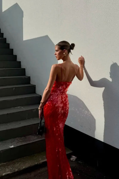 Kailani | Sequin Maxi Long Dress - Lunavitae