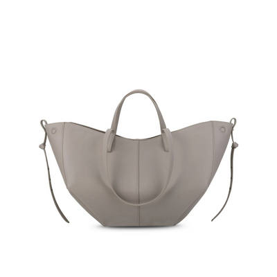 Textured Soft Leather Shoulder Bag