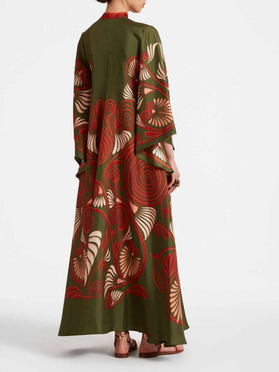 Elegance Dazzling Print Maxi Dress - Lunavitae