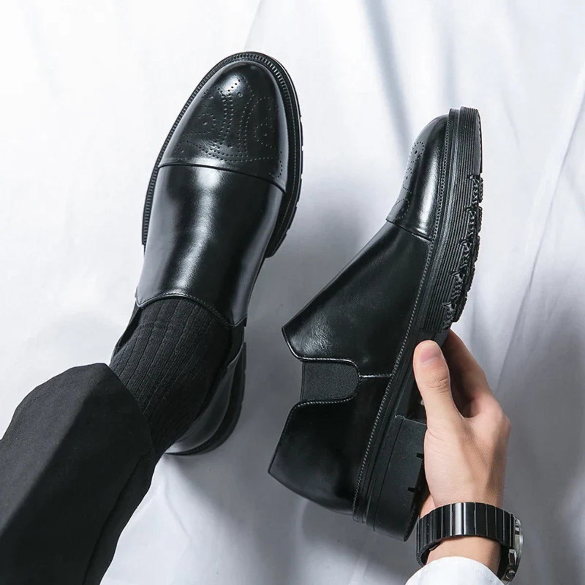 Cortas Genuine Leather Shoes - Lunavitae
