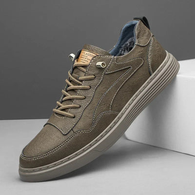 Ozgun Genuine Leather Sneakers - Lunavitae