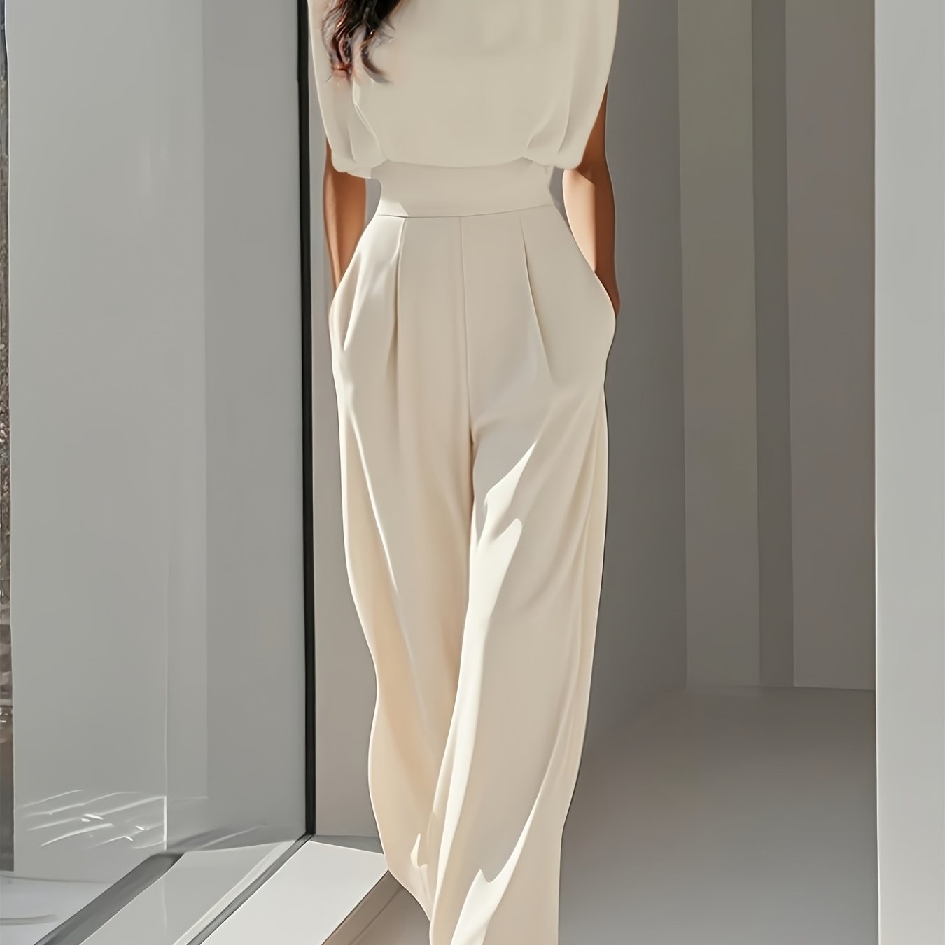 Casual Solid Jumpsuit – Summer to Autumn Style - Lunavitae