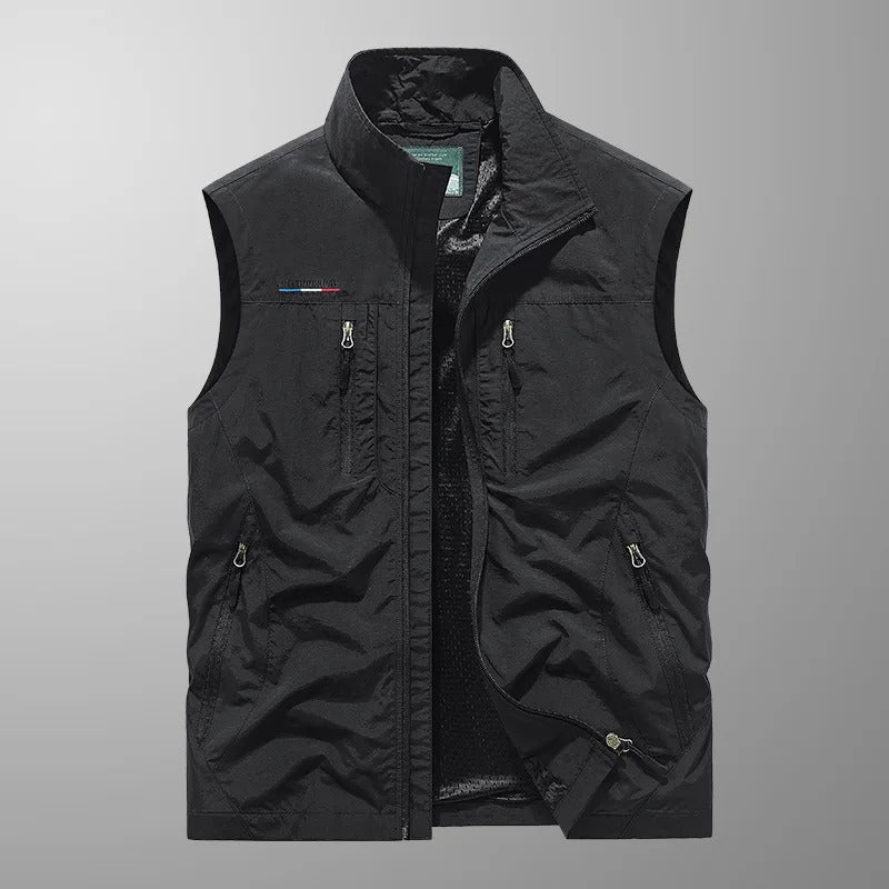 Vincent | Multi-Pocket Cargo Vest - Lunavitae