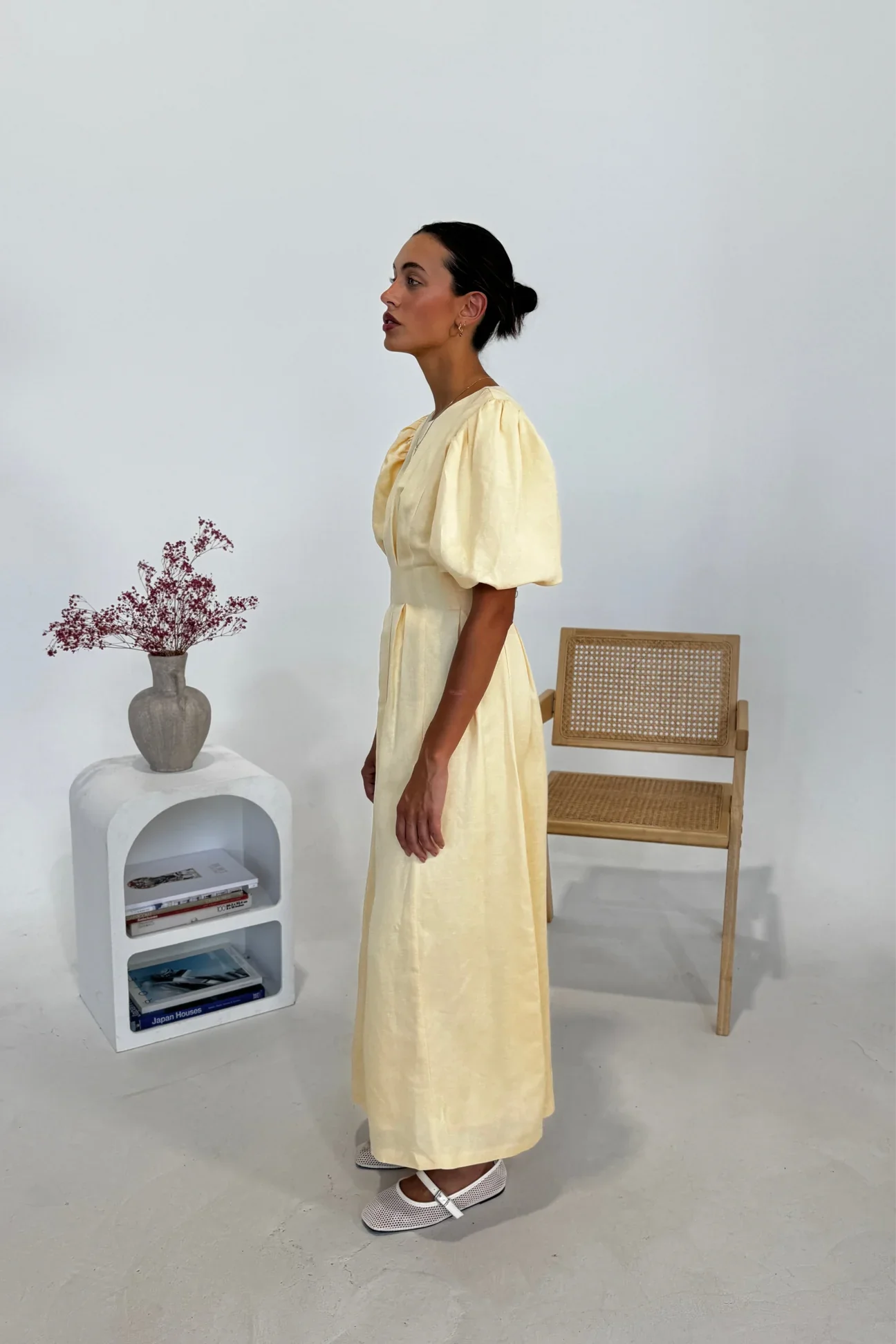 Butter Yellow Air Maxi Dress - Lunavitae