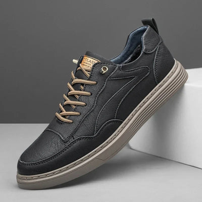 Ozgun Genuine Leather Sneakers - Lunavitae
