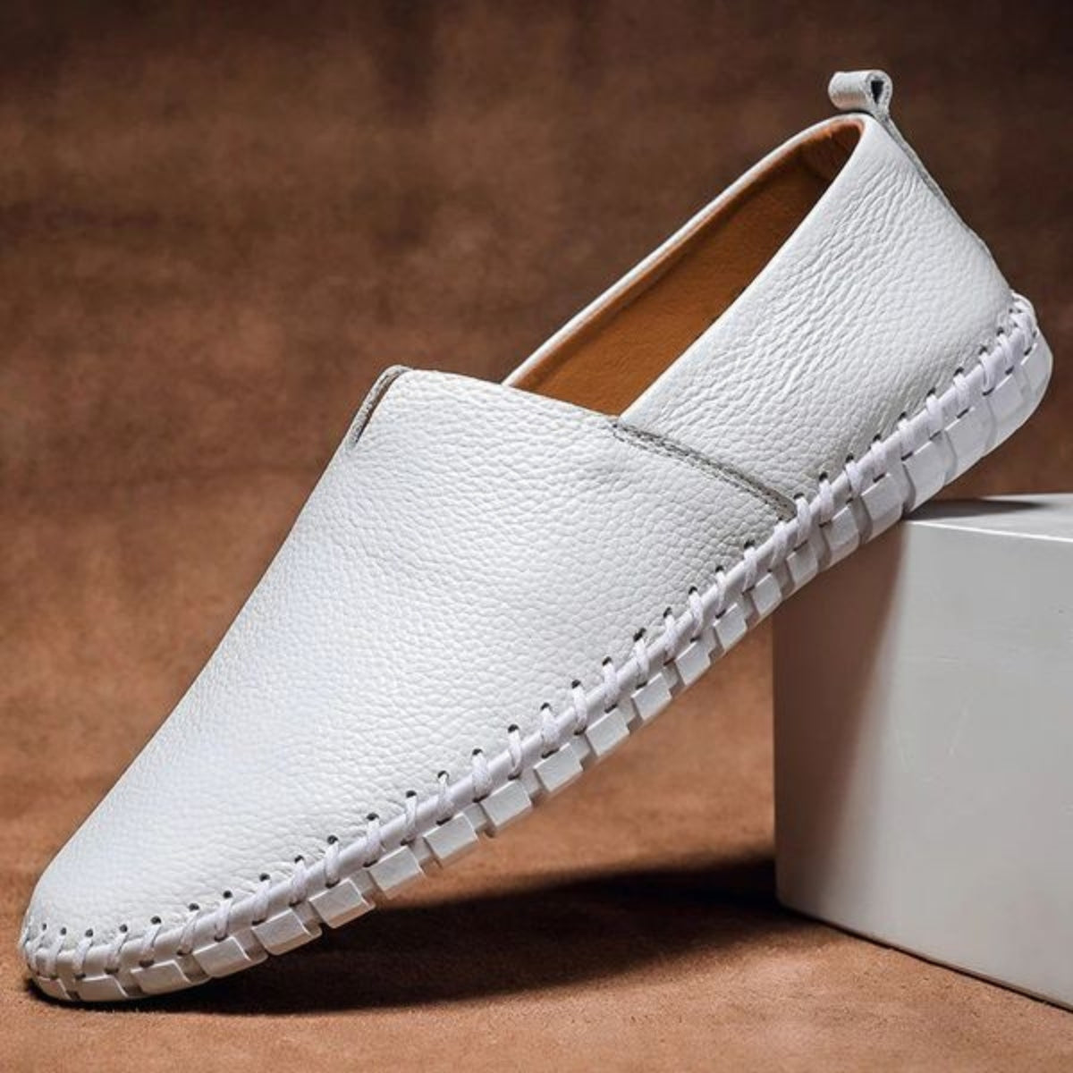 MASSIMO LEATHER LOAFERS - Lunavitae