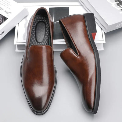 Noctis Genuine Leather Loafers - Lunavitae