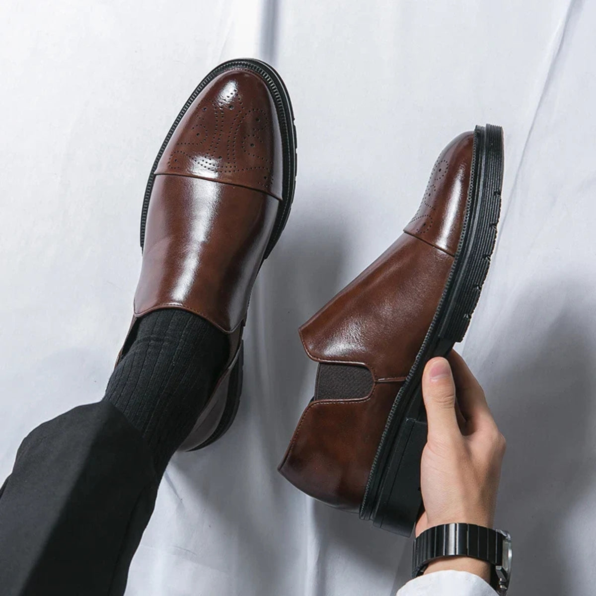 Cortas Genuine Leather Shoes - Lunavitae