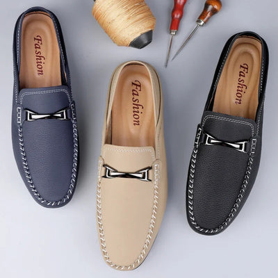 Melver Genuine Leather Loafers - Lunavitae