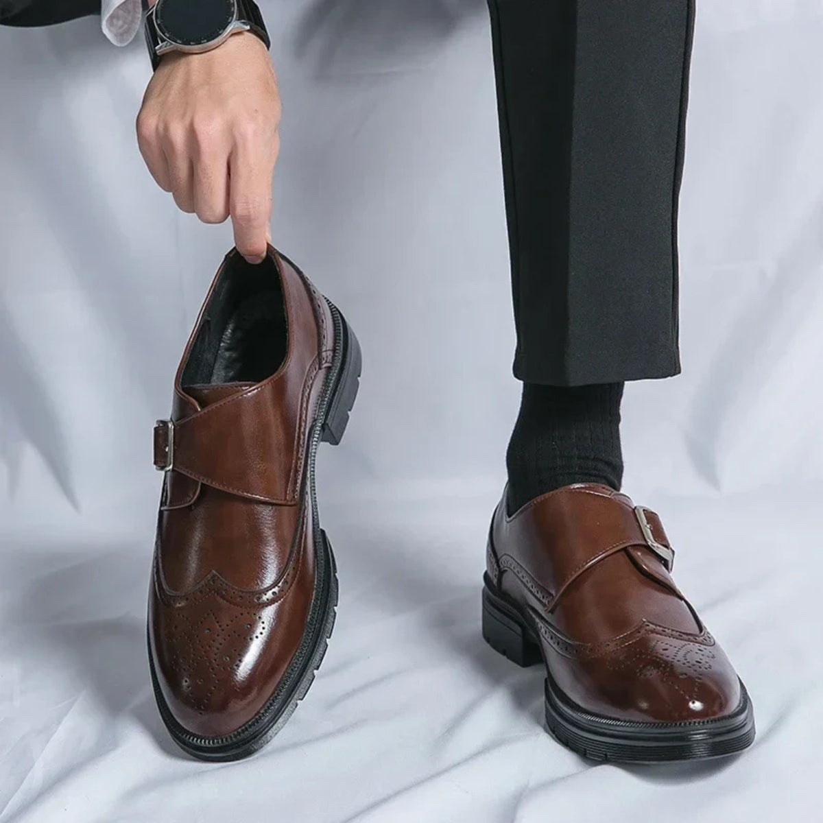 Sarto Buckle Dress Shoes - Lunavitae