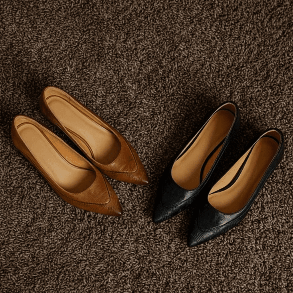 Womens Belle Genuine Leather Heels