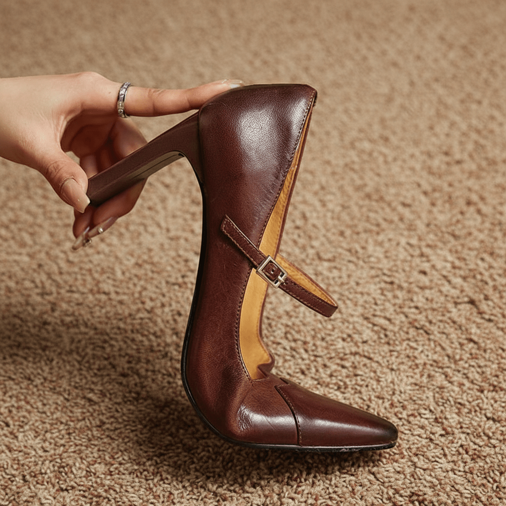 Womens Emily Genuine Leather Heels