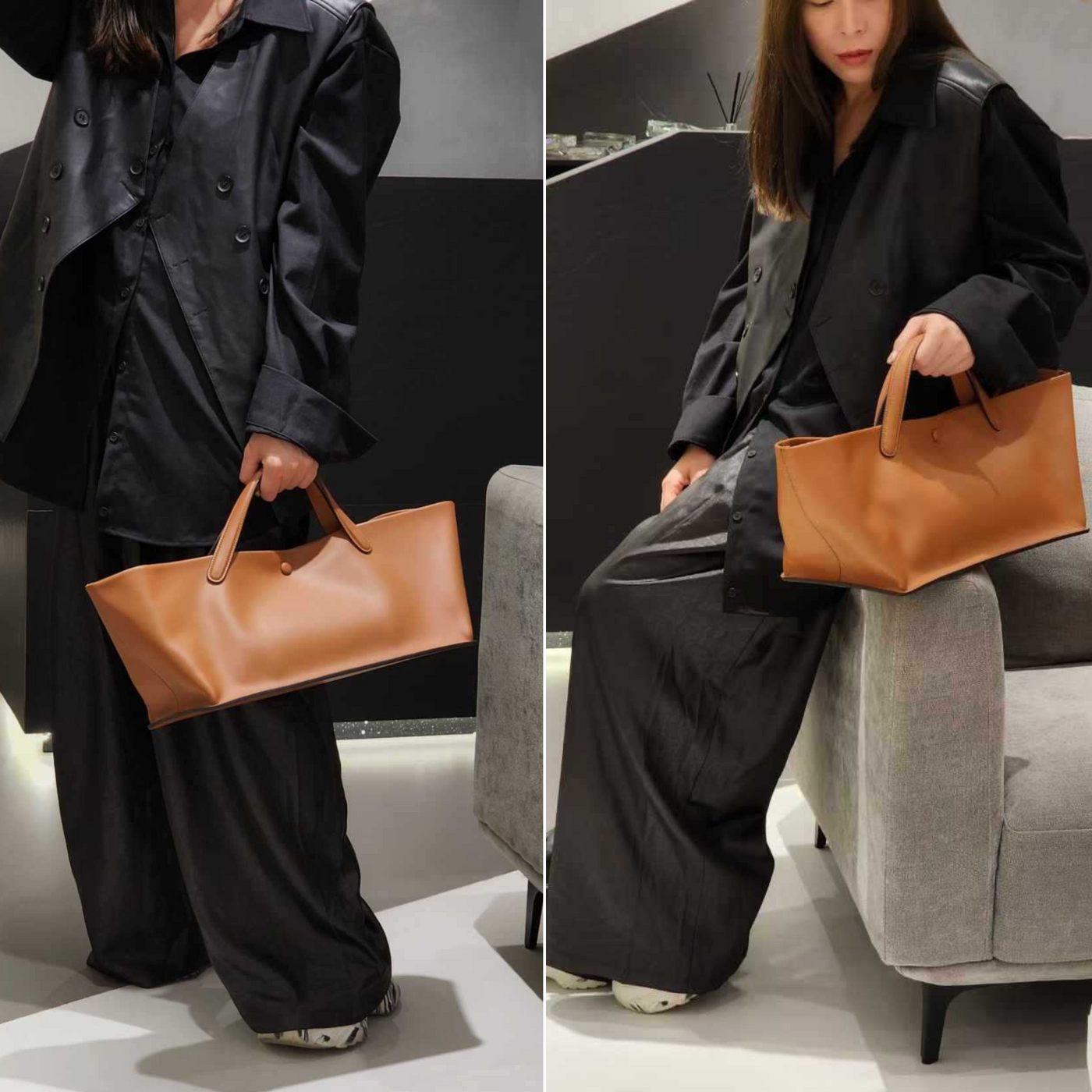 Minimalist Soft Leather handbag