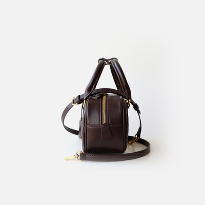 Quilted Soft Leather Top-Handle Bag