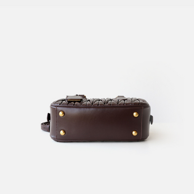 Quilted Soft Leather Top-Handle Bag