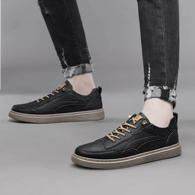 Ozgun Genuine Leather Sneakers - Lunavitae