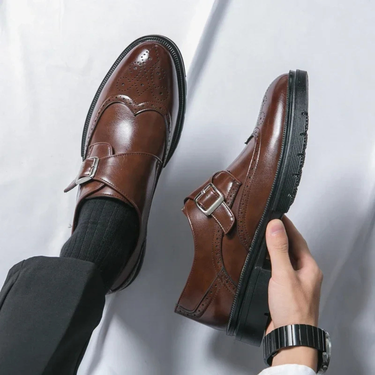 Sarto Buckle Dress Shoes - Lunavitae