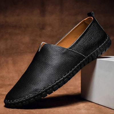 MASSIMO LEATHER LOAFERS - Lunavitae