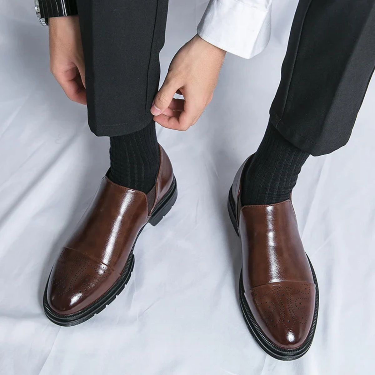 Cortas Genuine Leather Shoes - Lunavitae