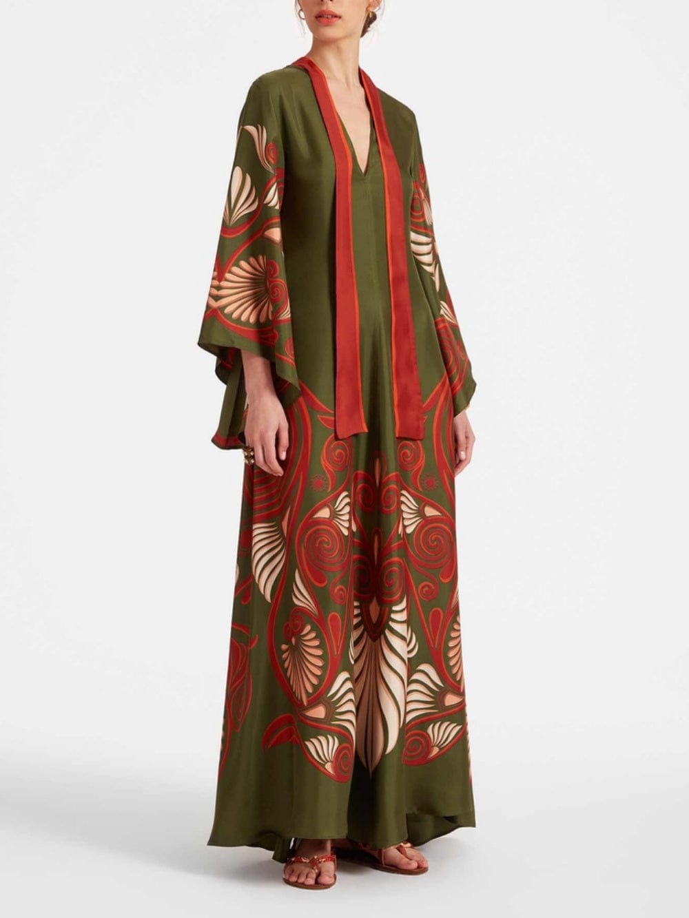 Elegance Dazzling Print Maxi Dress - Lunavitae