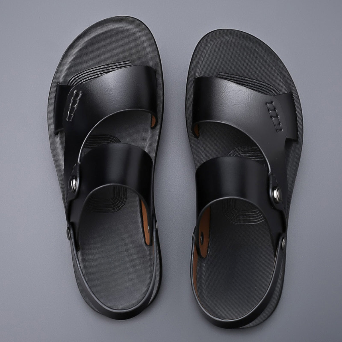 MARLOW LEATHER SANDALS - Lunavitae