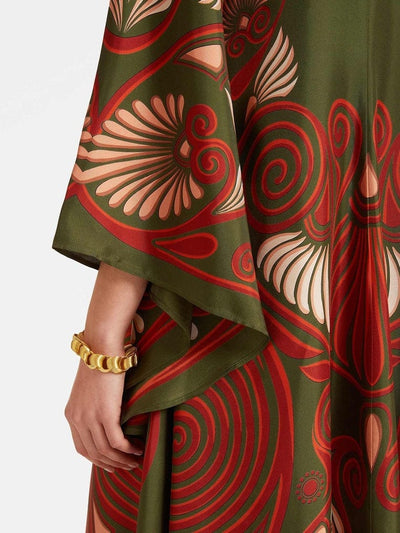 Elegance Dazzling Print Maxi Dress - Lunavitae