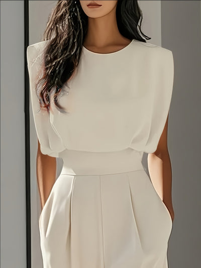 Casual Solid Jumpsuit – Summer to Autumn Style - Lunavitae