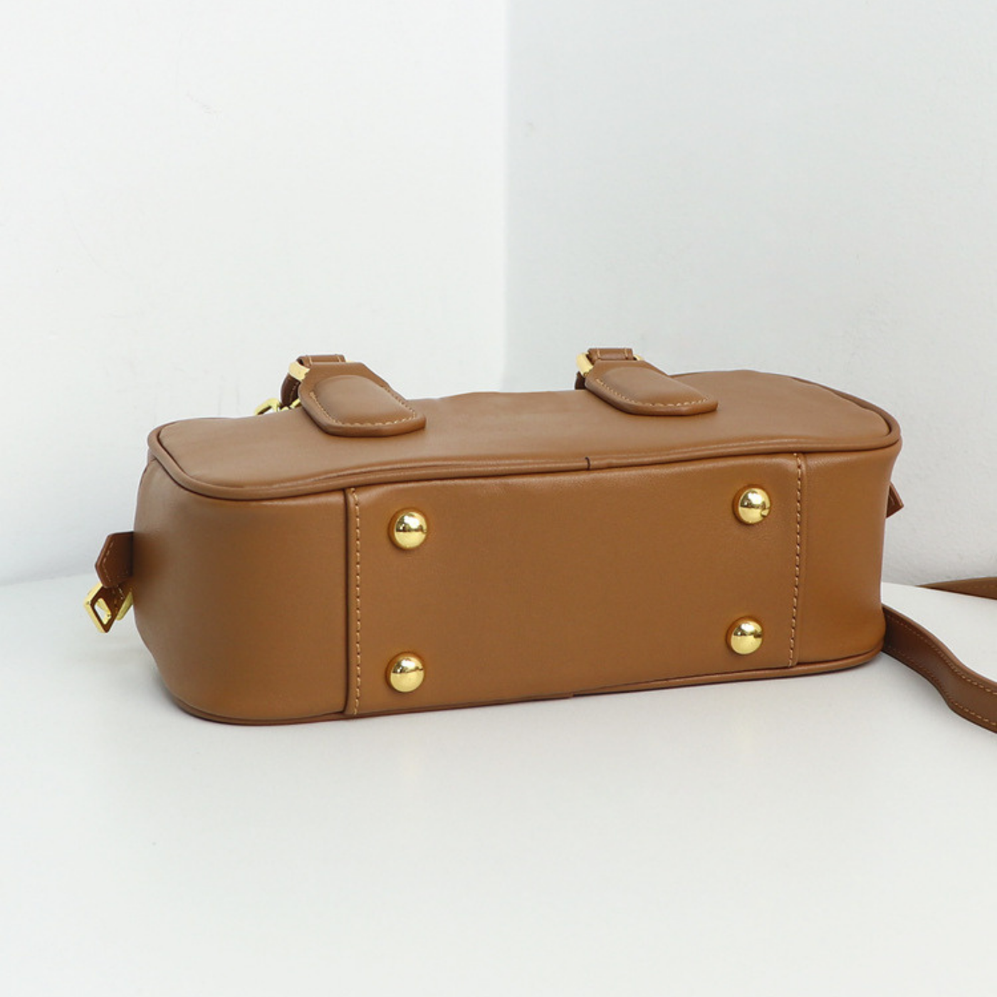 Soft Leather Top Handle Bag