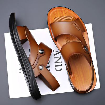 MARLOW LEATHER SANDALS - Lunavitae
