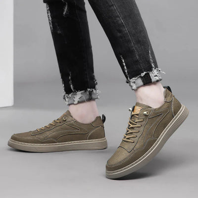 Ozgun Genuine Leather Sneakers - Lunavitae