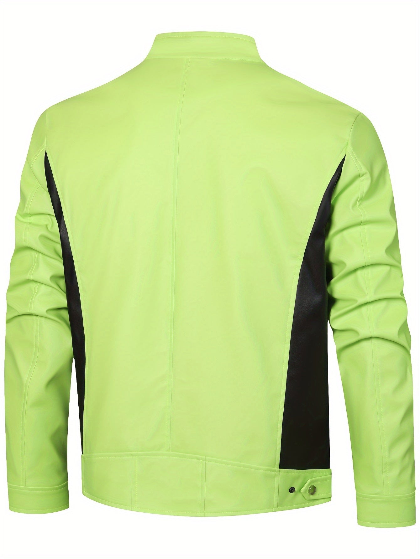 Men’s Stand Collar Windproof Motorcycle Jacket - Lunavitae
