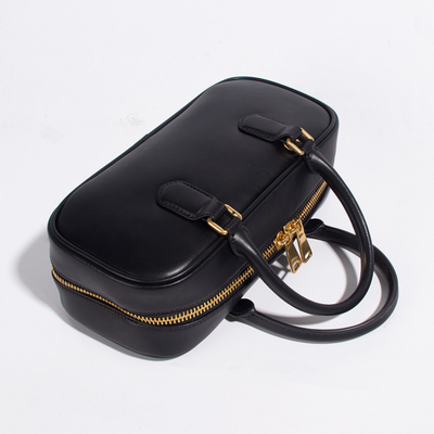 Soft Leather Top Handle Bag