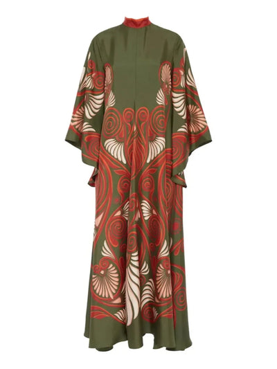 Elegance Dazzling Print Maxi Dress - Lunavitae