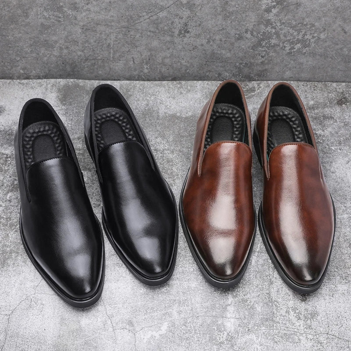 Noctis Genuine Leather Loafers - Lunavitae