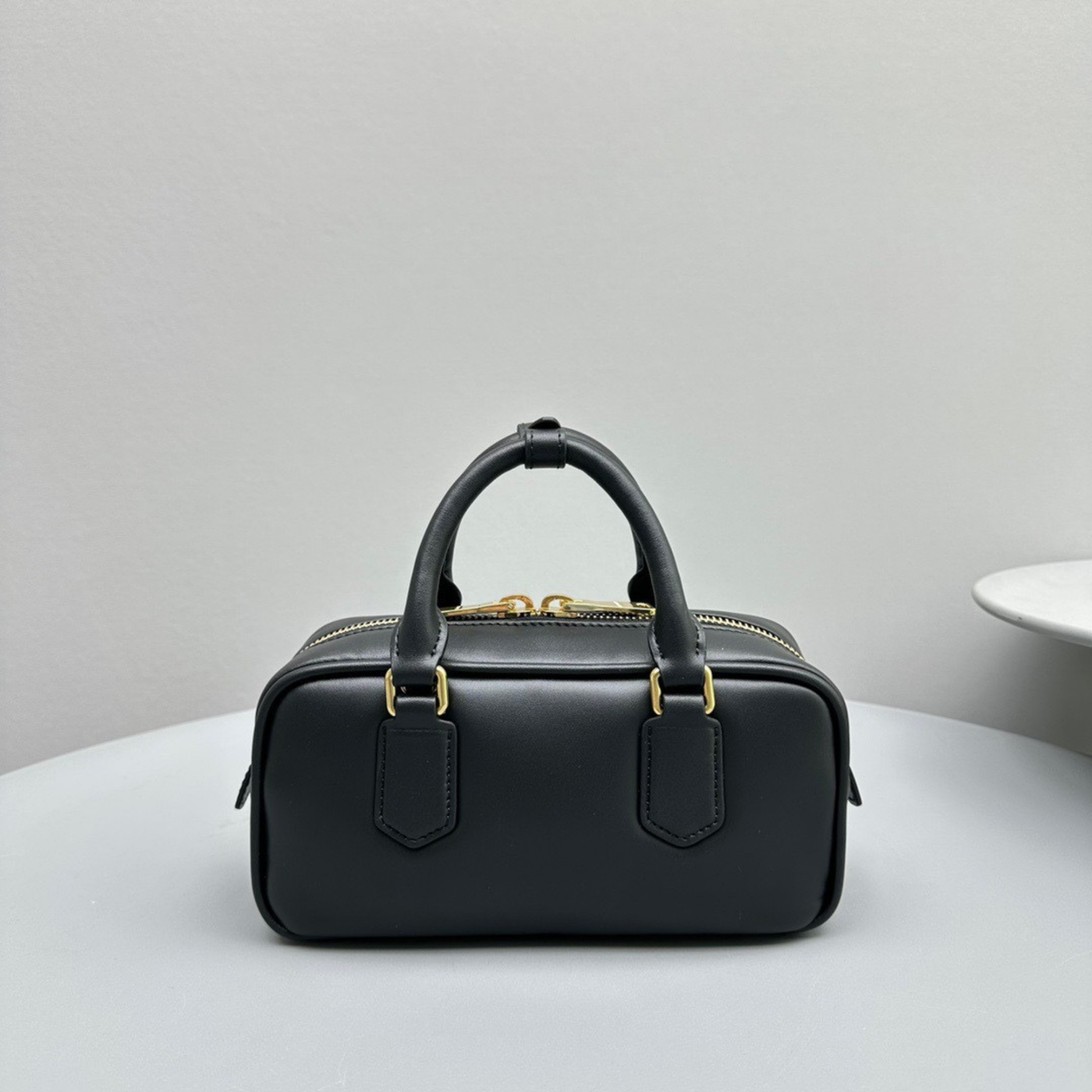 Soft Leather Top Handle Bag