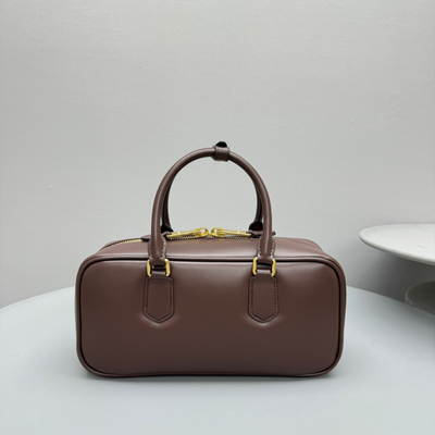 Soft Leather Top Handle Bag