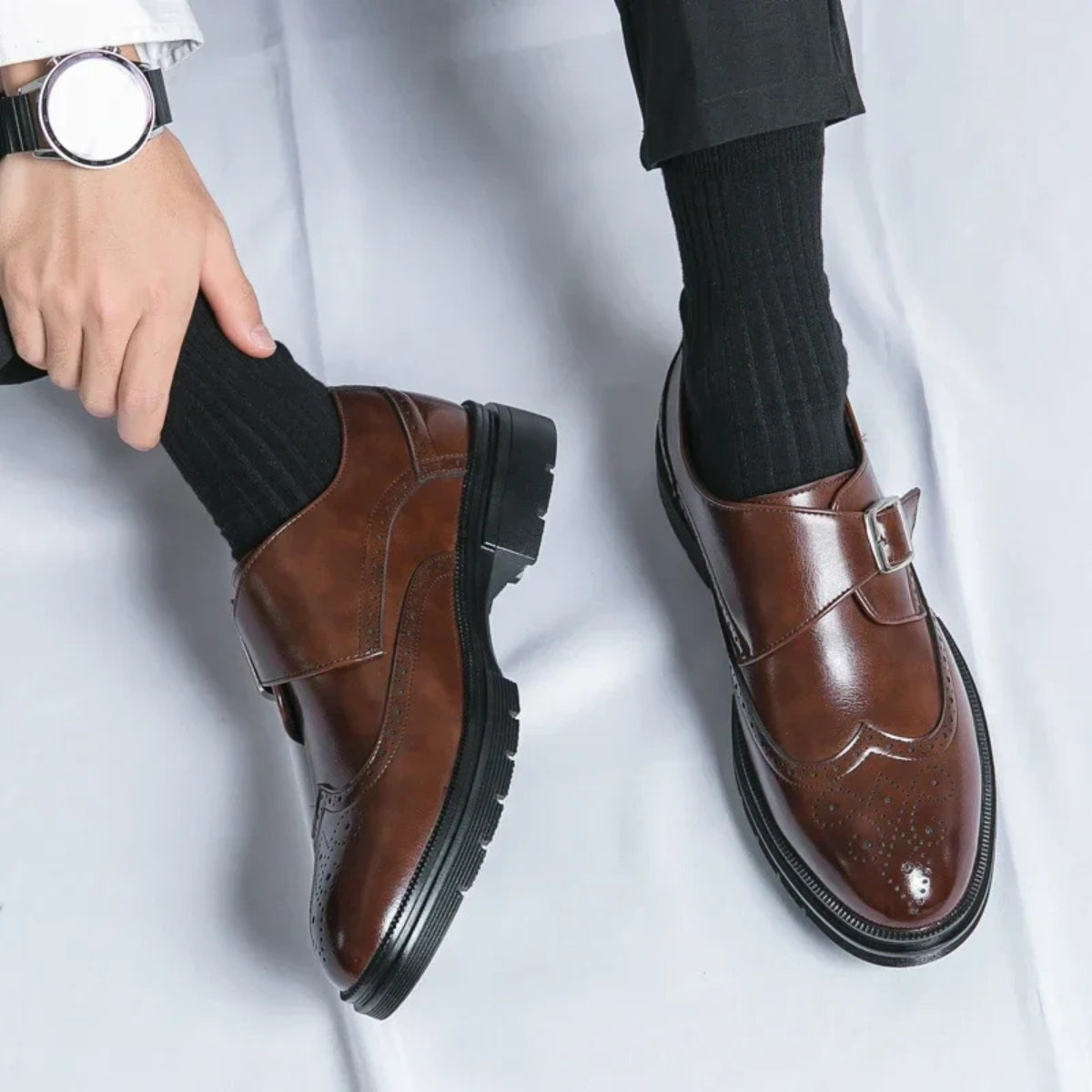 Sarto Buckle Dress Shoes - Lunavitae