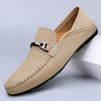 Melver Genuine Leather Loafers - Lunavitae