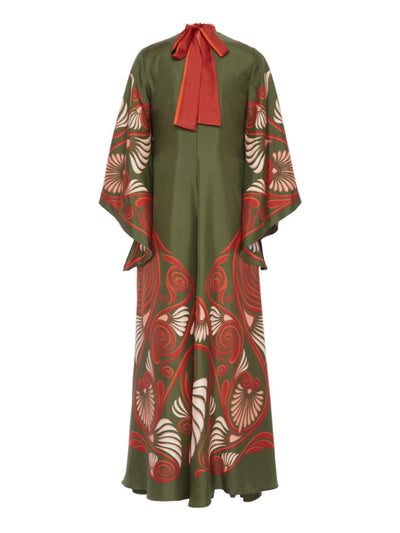 Elegance Dazzling Print Maxi Dress - Lunavitae