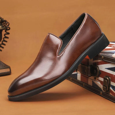 Noctis Genuine Leather Loafers - Lunavitae