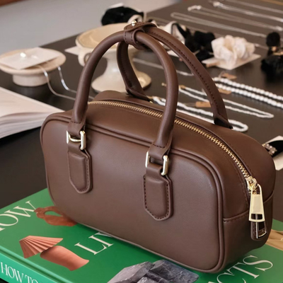 Soft Leather Top Handle Bag