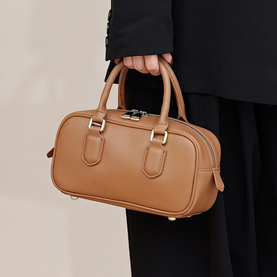Soft Leather Top Handle Bag