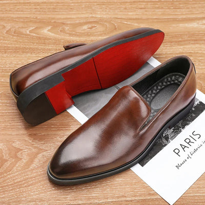 Noctis Genuine Leather Loafers - Lunavitae