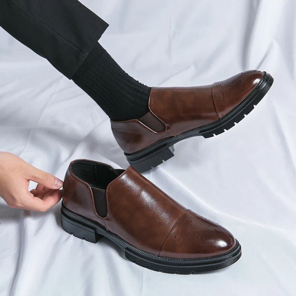 Cortas Genuine Leather Shoes - Lunavitae