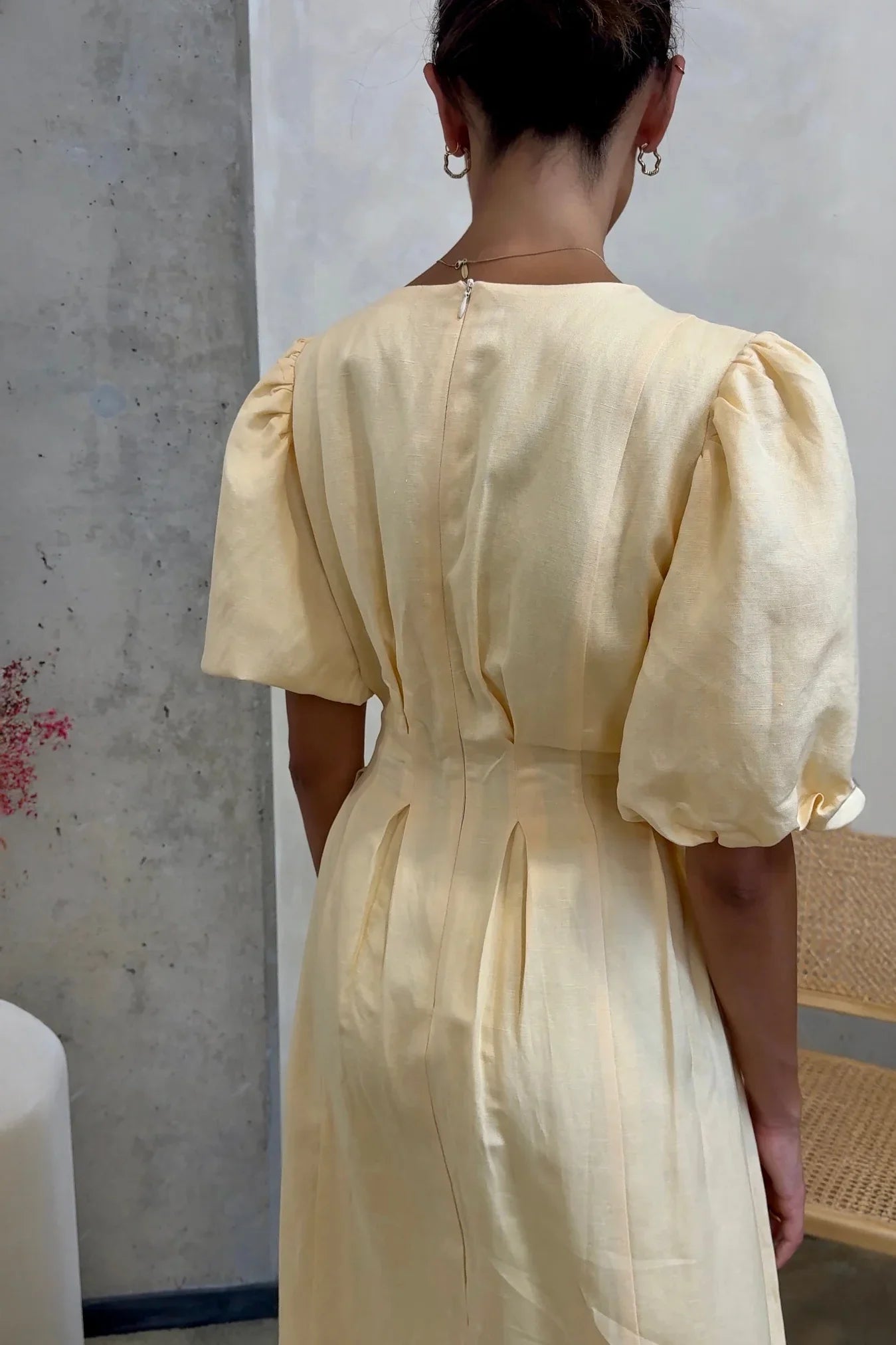 Butter Yellow Air Maxi Dress - Lunavitae
