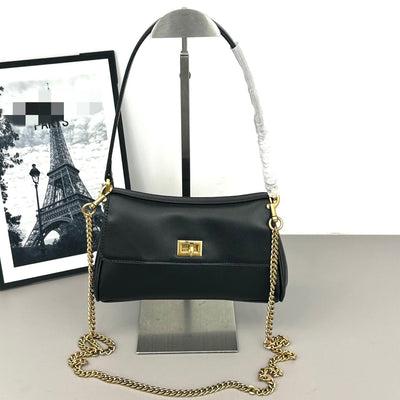 Nano Vintage-Style Leather Shoulder Bag