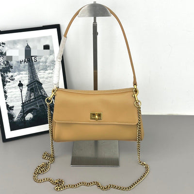 Nano Vintage-Style Leather Shoulder Bag