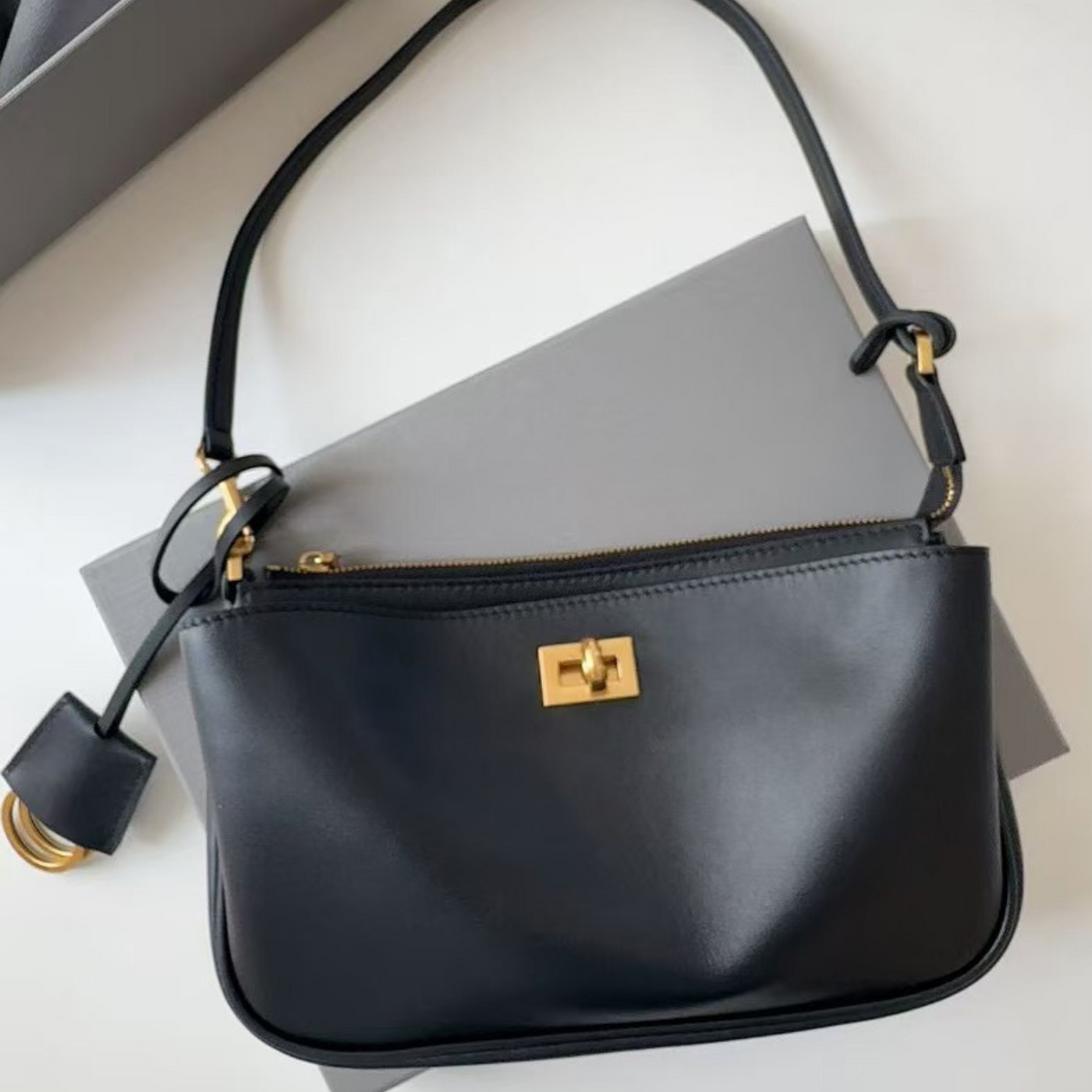 Sling-Style Mini Leather Bag