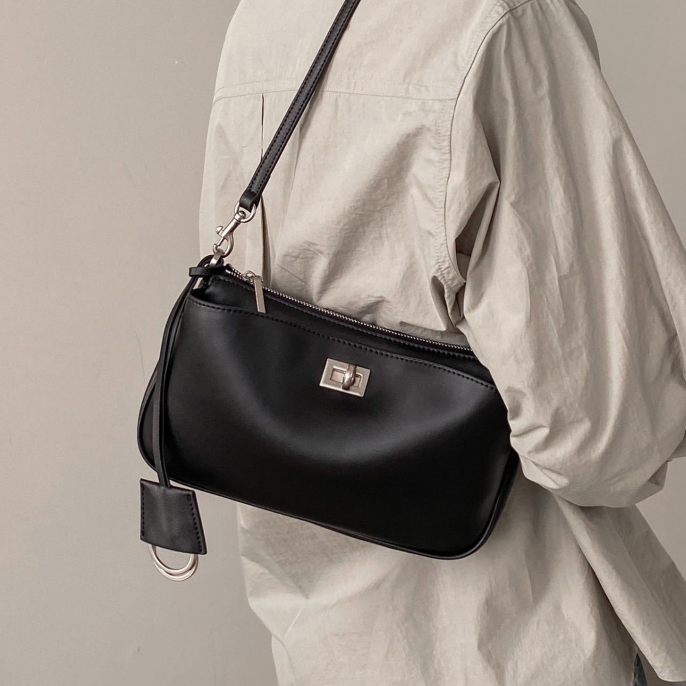 Sling-Style Mini Leather Bag