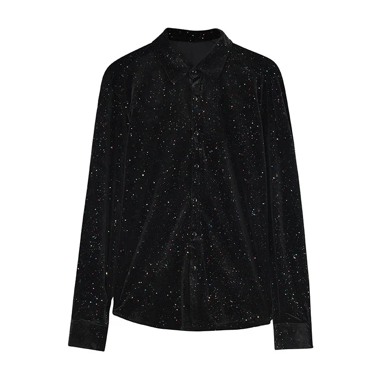Starbound Velvet Shirt - Lunavitae